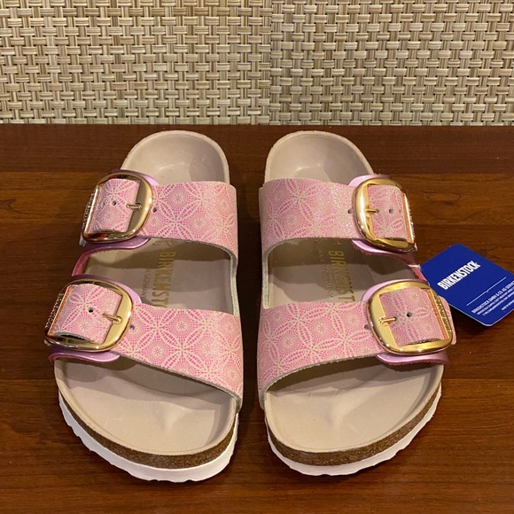 FIRM! Birkenstock LEATHER Arizona Big Buckle 37M - Picture 2 of 7